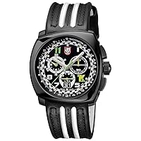 Luminox Black Outdoor Mens Watch Tony Kanaan Limited Edition XL.1142-100 M Water Resistant Stainless Steel Chronograph Antireflective Sapphire Crystal