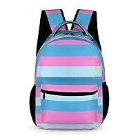 LGBT Gay Pride Flag Laptop Backpack Cute Daypack for Camping Shopping Traveling