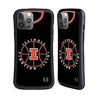 Head Case Designs Officially Licensed University of Illinois U of I Basketball 1 Hybrid Case Compatible with Apple iPhone 14 Pro Max