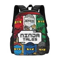 Ninja Anime Backpack 3d Printing Character Pattern Backpack Cartoon Backpack Lightweight Backpack Casual Daypack Ninja Anime Fan Gift