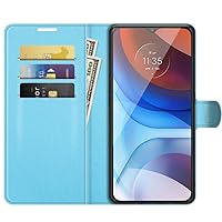 Sony Xperia 10 V Case, Premium PU Leather Magnetic Shockproof Book Stand Folio Flip Wallet Case Cover with Card Holder for Sony Xperia 10 V 5G Phone Case (Blue)