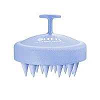 Scalp Massager Hair Growth, Soft Silicone Bristles to Remove Dandruff and Relieve Itching, Scalp Scrubber for Hair Care Relax Scalp, Shampoo Brush for Wet Dry Hair, Upgraded Material, Blue