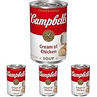 Campbell's Condensed Cream of Chicken Soup, 10.5 Ounce Can (Pack of 4)