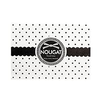 500 Pcs Nougat Twisting Wax Paper Lovely Candy Paper Caramel Lolly Sweets Wrapping Paper, Black