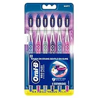 3D White Pro-Flex Toothbrushes, Soft, 6 Count