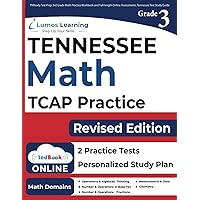 TNReady Test Prep: 3rd Grade Math Practice Workbook and Full-length Online Assessments: Tennessee Test Study Guide (TNReady by Lumos Learning)