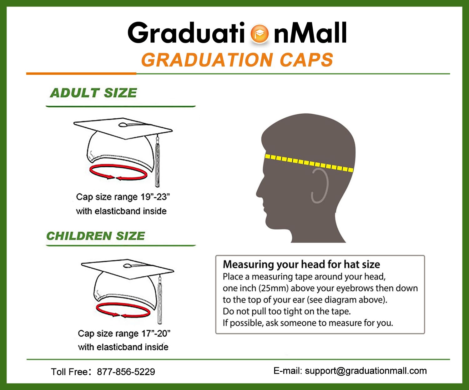 GraduationMall Matte Graduation Cap with 2024 Tassel for High School & Bachelor
