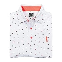 USAG Men’s Golf Polo - Dry Fit Golf Polo Shirts for Men - High Performance Golf Club Apparel Company