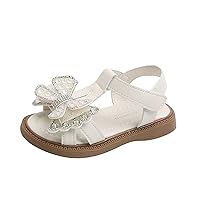 Girls Dress Shoes Butterfly Rhinestones Party Wedding Princess Daily Wear for Toddler to Big Kids