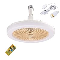 Ceiling Fan with Light And Remote Light Socket Fan Activated Coconut Shell Carbon Air Filter Easy-Stick for Kitchen, Living Room, Farmhouse, Patios