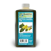 Organic Witch Hazel Oil – Raw, Infused, Pressed Herbal Oil - Organic Witch Hazel & Organic Sunflower Seed Oil (16 fl.oz)