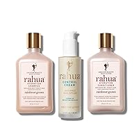 Rahua Hair Care Hydration Set/Hydration Shampoo 9.3 fl oz, Hydration Conditioner 9.3 fl oz, Control Cream Curl Styler 4 fl oz/Healthy, Hydrated, and Styled Hair/Best for All Hair Types