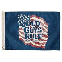 Taylor Made Products 5630 Old Guys Rule a Life Well Served Flag 12x18