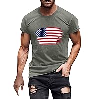 Summer T-Shirts for Men Cotton Purple and Orange Graphic Tees for Men Black Work Tshirts Shirts for Men