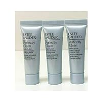 Lot Of 3 Estee Lauder Perfectly Clean Multi-Action Foam Cleanser 0.24.oz/ 7ml Each