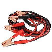 Heavy Duty 12Ft 8Gauge Booster Cable Power Jumper 250AMP Emergency Battery Start Car/Motorcycle