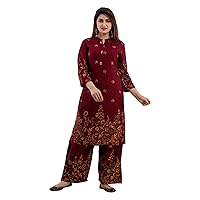 Plazzo For Women And Girl Indian Tunic Tops Rayon Plazzo For Party, Wedding Ready To Wear Plazzo By A K FASHION & STORE