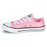 Converse Chuck Taylor All Star Coated Glitter Trainers Girls Pink - 11 - Low Top Trainers Shoes