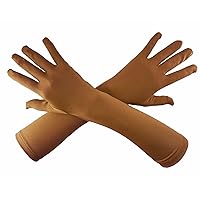 Men's and Women's 15'' Elbow Length 20s Stretchy Cosplay Costume Gloves