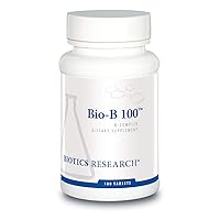 Biotics Research Bio B 100 Vitamin B Complex Promotes Energy and Health 180 Tablets