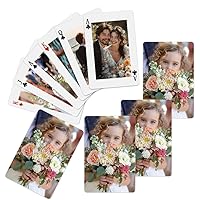 Custom Photo Playing Cards - Personalized Playing Cards with Photos, for Parties, Weddings,and More (Style1)
