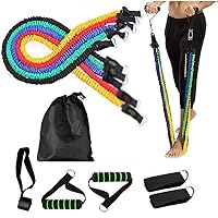 MADALIAN Fitness Elastic Pull Up Resistance Bands Workout Set Exercise Yoga Rubber Pulling Loop Door Rope Gym Strength Training