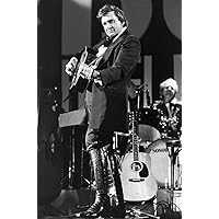 Johnny Cash on stage Photo Print (8 x 10)