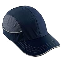 Safety Bump Cap, Baseball Hat Style, Comfortable Head Protection, Long Brim, Extra Large Skullerz 8950XL,Navy
