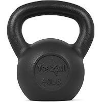 Kettlebell Adjustable/Cast Iron/Protective Base Solid Smooth for Strength Training, Home Gym