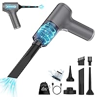 Small Car Vacuum Cordless, Mini Handheld Vacuum 6000PA Suction,3 in 1 Portable Vacuum Cleaner & Air Duster & Pump,Mini Car Vacuum Cleaner Rechargeable,Hand Held Hoover for Car,Home,Office