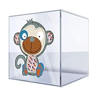 Stickers Sticker Happy Baby Monkey 3 X 2,7