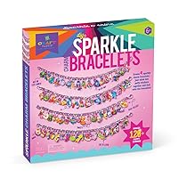 Craft-tastic — DIY Puffy Charm Bracelets Kit — Make Your Own Jewelry — Ages 6+, 9 Inch