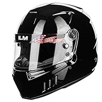ILM Snell SA2020 Approved Auto Racing Helmets, Lightweight Fiberglass Full Face Helmet for Adult Men and Women Model 890