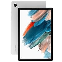 Galaxy Tab A8 LTE Android Tablet WiFi + 10.5” LCD Screen, 32GB Storage, Long-Lasting Battery, Kids Content, Smart Switch, Expandable Memory (Silver)