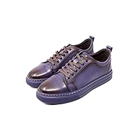 Barabas Men's Premium Leather Low Top Casual Sneaker 3SH21
