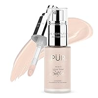 PÜR Beauty 4-in-1 Love Your Selfie Longwear Foundation & Concealer, Full Coverage Liquid Foundation, Hydrating Formula, Cruelty Free