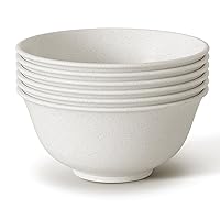 Homestockplus Unbreakable Cereal Bowls 41 Oz Set of 6 - Microwave and Dishwasher Safe Bowls, BPA-Free Wheat Straw Bowl, Suitable for Cereal,Salad,Snack and Soup【Non Ceramic】