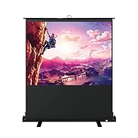 KODAK Portable Projector Screen | 80” Indoor & Outdoor 16:9 Video Projection Surface & Stand with Carry Handle | 1080p, 4K/8K UHD, 3D & HDR Ready | Fast Setup for Movies, Office Presentations & More