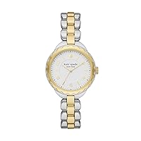 Kate Spade New York Morningside Women's Watch with Scallop Topring and Stainless Steel Bracelet or Leather Band
