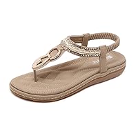 Bohemian Glitter Summer Flat Sandals Prime Thongs Flip Flop Shoes