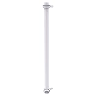 Allied Brass 402D-RP 18 Inch Refrigerator Dotted Accents Appliance Pull, Matte White