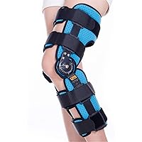 Hinged ROM Knee Brace with Strap,Ideal for ACL/Ligament/Sports Injuries, Mild Osteoarthritis(OA) & for Preventive Protection from Knee Joint Pain/Degeneration