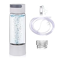 Hydrogen Water Bottle, Portable Hydrogen Water Generator, Ion Hydrogen Water Machine, Hydrogen Rich Water Glass Health Cup for Home, Fitness
