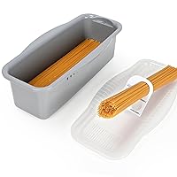 Microwave Pasta Cooker with Strainer Lid- Quick and Easy Cooks 4 Servings Spaghetti Cooker- No Sticking or Waiting For Boil- Perfect Make Pasta Every Time 9