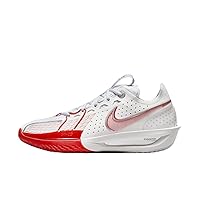 Nike G.T. Cut 3 Basketball Shoes (DV2913-101, Summit White/Picante Red/Football Grey) Size 11.5