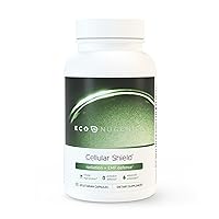 EcoNugenics - Cellular Shield - 60 vcaps | Promotes Cellular Function Against Free Radicals & Oxidative Stress | Enhanced with Premium Medicinal Mushrooms, Adaptogens & Antioxidants