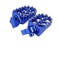 Foot Pegs Suitable For Yamaha YZ65 YZ85 YZ125 YZ250 YZ YZF 125 250 450 WR250F WR450F YZ450FX Motorcycle CNC Pedals Aluminum Pedals Pegs Footrest (Color : SET)