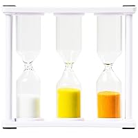 Poached Egg Timer Colorful Sand Hourglass 3, 4, & 5 Minutes Kitchen Cute Novelty