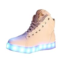 Women LED Sneaker Flashing Shoe USB Charging High Top
