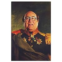 Kreezi Danny Devito Poster Classical Painting It's Always Sunny Posters Regal Actor Comedian Writer Canvas Wal Art Danny Devito Art Print for Home Office Bedroom Decor Fans Gift 12x18 Inch Unframed